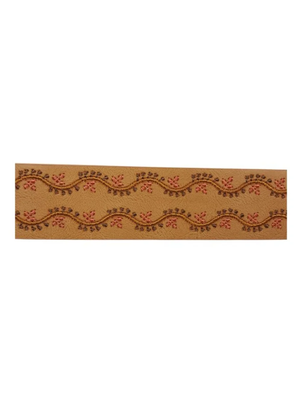 Haute Hippie Tan Leather Belt With Gold Buckle Womens Size M Vachetta